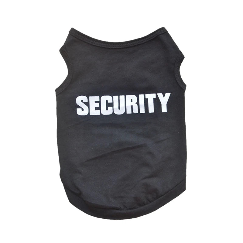 Security Clothing for Dogs Summer Pet Clothes Vest