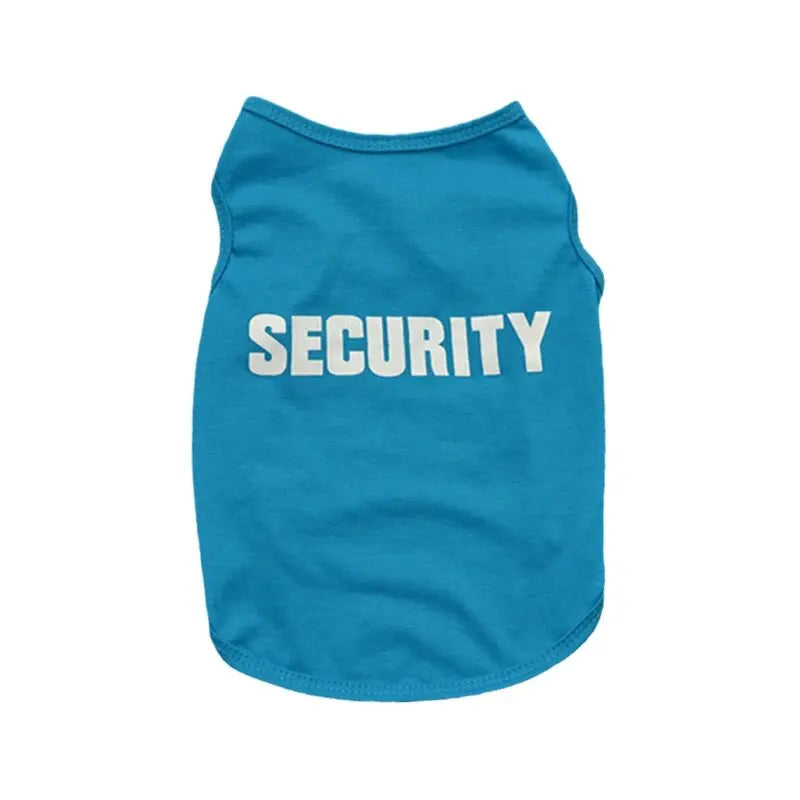 Security Clothing for Dogs Summer Pet Clothes Vest