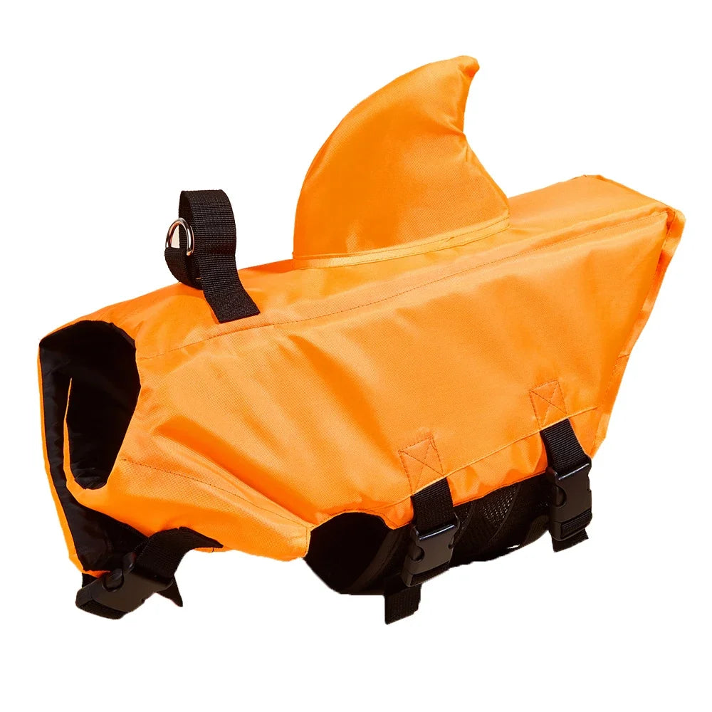 Shark Fin Dog Life Jacket Enhanced Buoyancy Small Dogs Swimming Clothes Safety